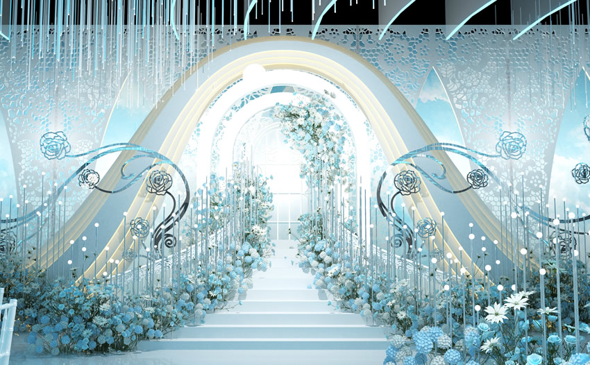 宜宾釡香烙馍村水晶厅效果展示